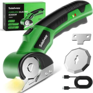 Tijeras eléctricas Soleilwear 4V para cortar plástico y trabajos de bricolaje